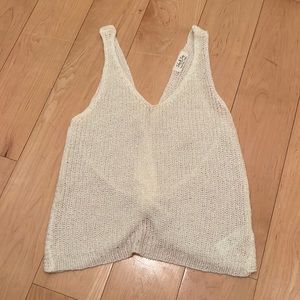 Cute white tank top